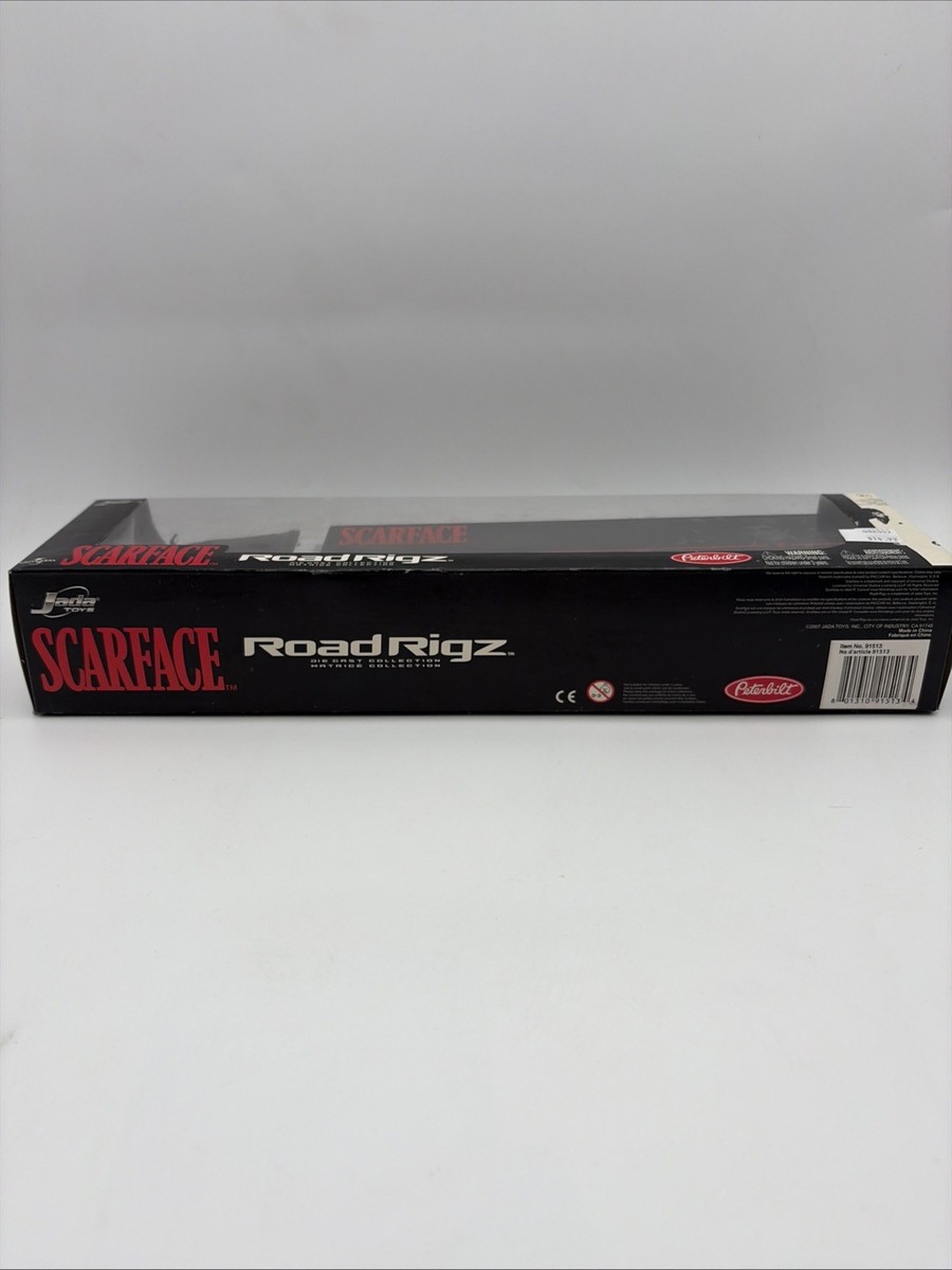 Jada Toys SCARFACE Road Rigz Peterbilt 387 Tractor Trailer Diecast