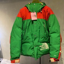 Piumino Gucci x North Face 700-Fill verde rosso ventilazione raro usato 2601TK
