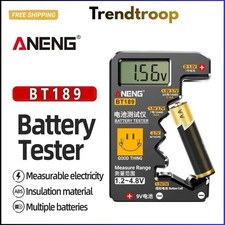 BT189 Battery Tester LCD Display for 9V, AA, AAA, N, D   Universal Household Too
