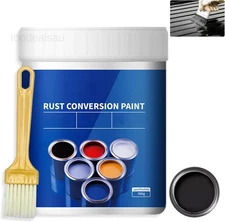 Weatherproof Rust Converter Paint for Metal, Remover Metal and Black