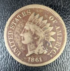 Indian Head Small Cent 1861 BN Copper Business Strike Philadelphia KM#90
