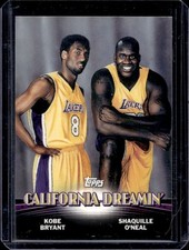 2000-01 Topps Shaquille O'Neal Kobe Bryant Combos Series One #TC1 Lakers