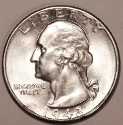 1942-P Washington Quarter - Gem BU - #7797D - FREE SHIPPING