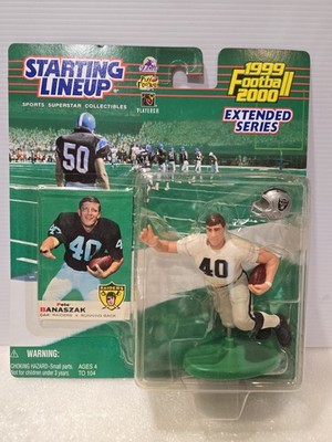 PETE BANASZAK 1999 Kenner Starting Lineup SLU RAIDERS NEW IN PACK EXCELLENT