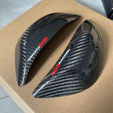 Carbon Fiber tank sliders decal cover Protect For Kawasaki ZX6R 636 2019-2024