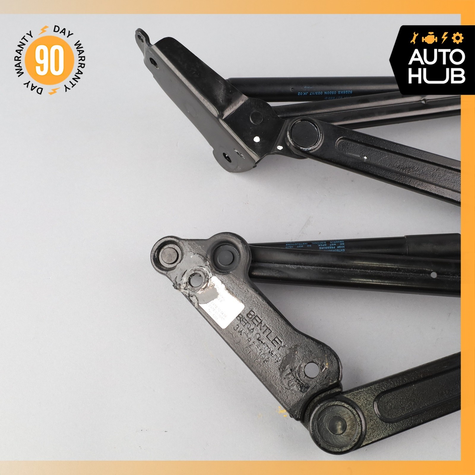 07-18 Bentley Continental GTC Rear Trunk Lid Hinges Left & Right Set OEM 43k