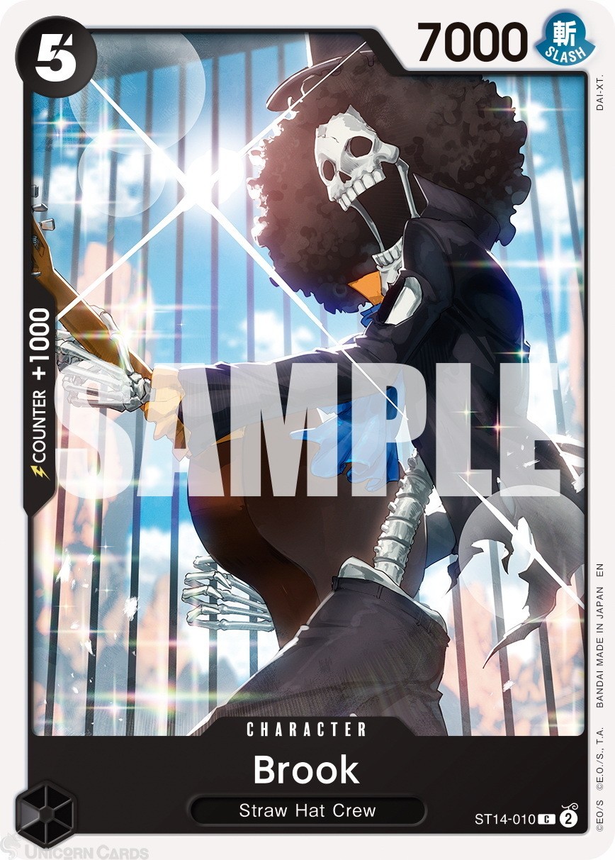 ST14-010 Brook : Common Normal English One Piece TCG Card : PRB02: One Piece Car