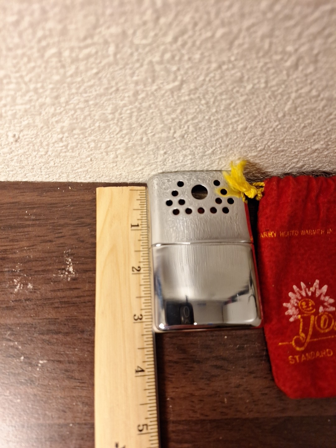 Vintage Jon-e Standard Size Hand Warmer With Carry Bag