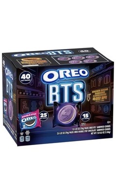 Limited Edition Oreo x BTS , Brown Sugar Pancake + Org Double Stuff, 40 Pack Box