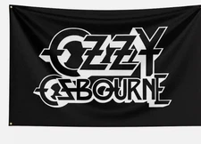 Ozzy Osbourne Black Sabbath Heavy Metal Singer Flag Banner Wall Decor US SHIPPER