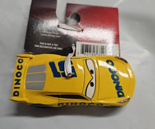Hallmark Disney Pixar Cars 3 Dinoco 51 Yellow Blue Resin Car Christmas Ornament