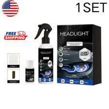 2026 Automotive Headlamp Restoration Fluid Kit 120ml Headlight Polishing Cleaner