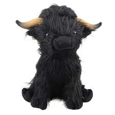 Cow Black 11 Inch Stuffed Animals Soft Cute Cuddly Plush Toys Kids Fluffy Dolls
