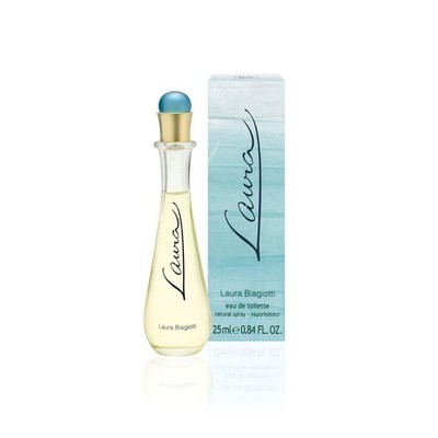 Laura Biagiotti EDT Damen Litschi Pfirsich Jasmin Aquatisch 25ml Tropfenflakon