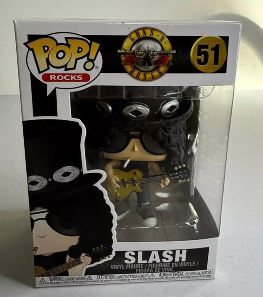 Funko Pop! - Slash 51 ☆ Guns N Roses ☆ Funko Rocks ☆ 2020 - With Free Protector-image