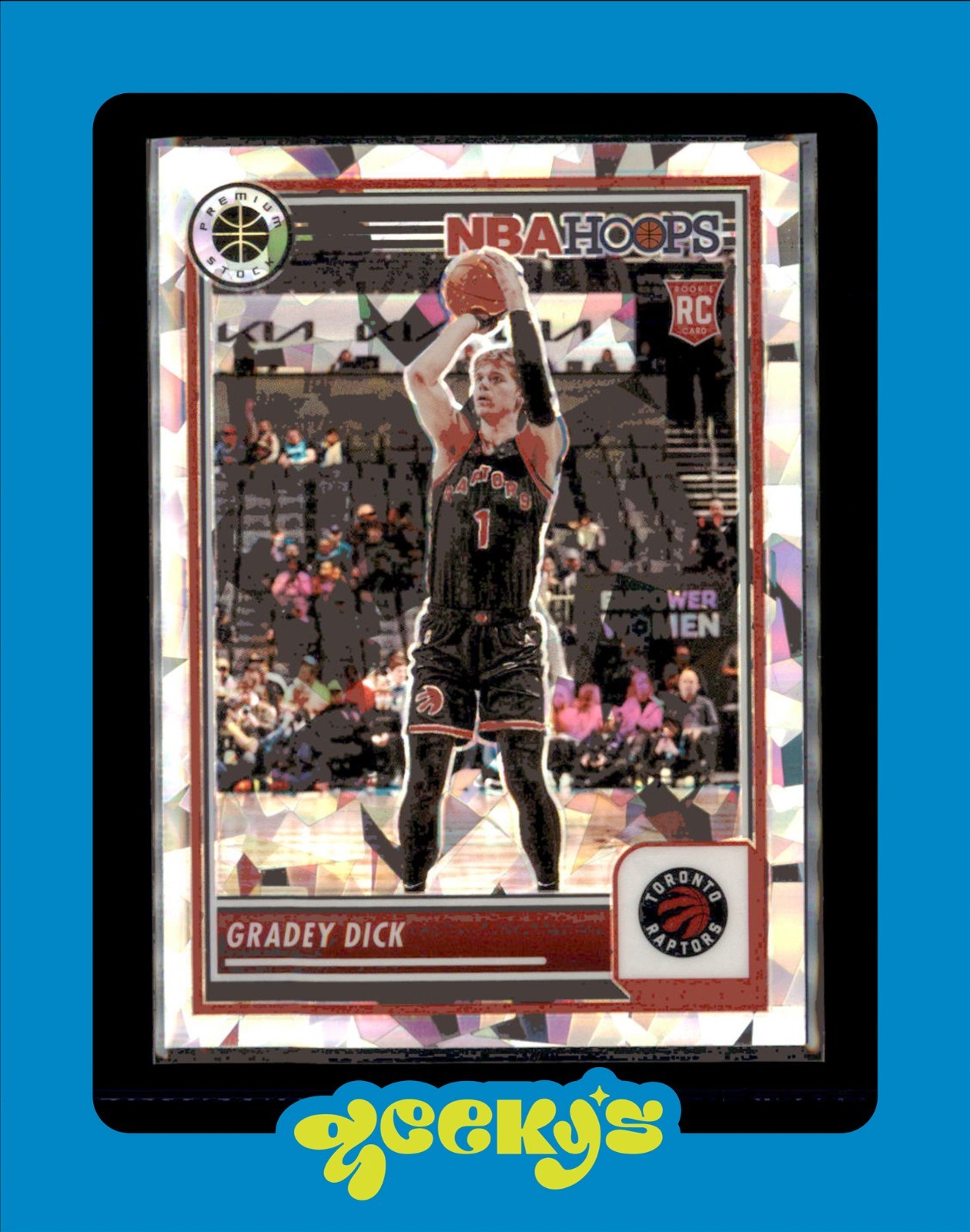 2023-24 Panini Nba Hoops Premium Stock - Gradey Dick #251 Ice Prizm (RC)