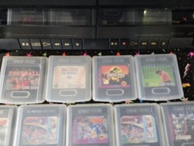 Sega Game Gear USA Region Recapped W/ 11 Games Wide View & Carry Case