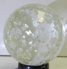 20551m Nice Large 1.84 Inches Handmade Contemporary Mica Marble Mint