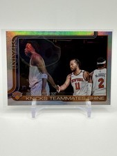 2025-26 Topps Rainbow Foilboard #274 Big Apple W New York Knicks Teammates Shine