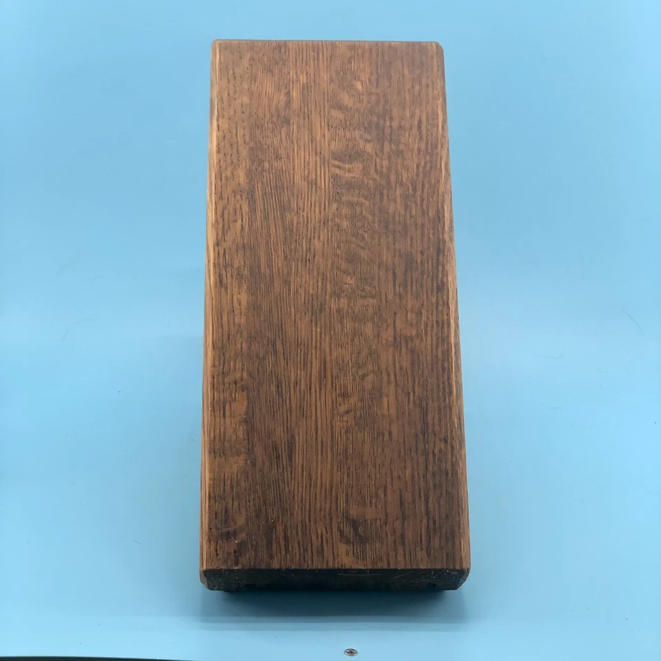 Винтажный 1980-х CHICAGO CUTLERY 6 слотов нож деревянный блок только без ножей - Изображение 4 из 4