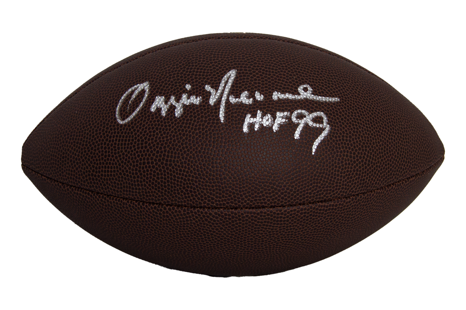 Ozzie Newsome Autographed Signed Cleveland Browns Football ( HOF 99) (BEckett - BAS) 