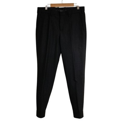 パンツ 2007AW Neil Barrett gimmick slacks pants NEIL BARRETT Neil Barrett Hem Zip Slacks Pants Size 46 Black mens