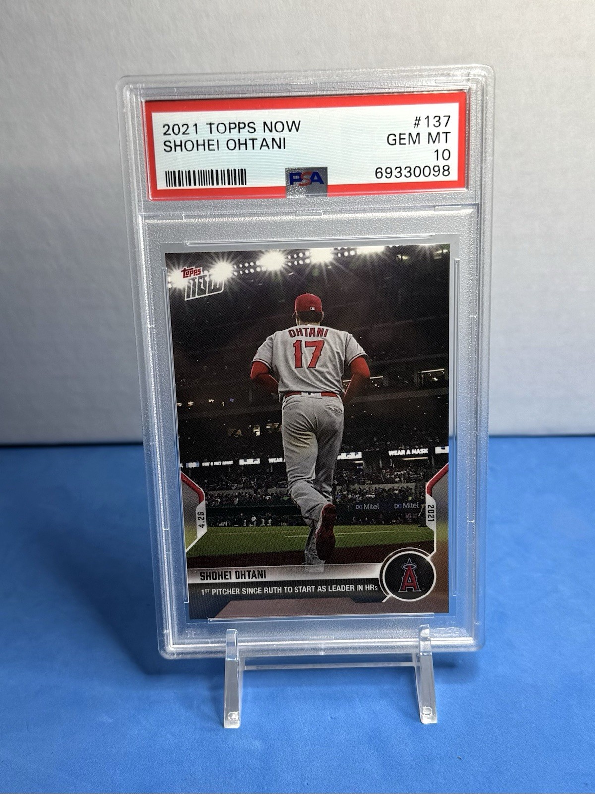 2021 Topps Now Los Angeles Angels Shohei Ohtani #137 PSA 10 Gem Mint 🔥🔥🔥