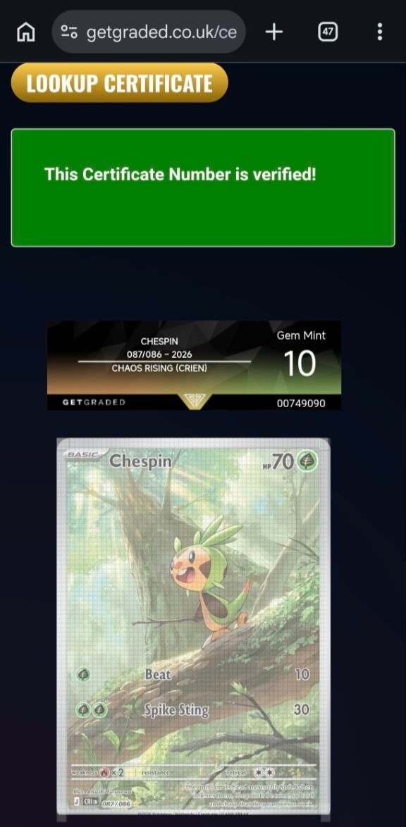 Chespin 087/086 Me04: Chaos Rising Holo for sale online | eBay