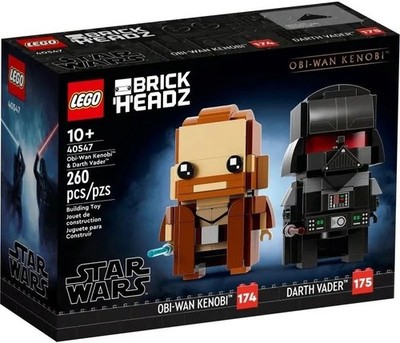 LEGO BrickHeadz Star Wars Obi-Wan Kenobi  & Darth Vader  (40547)