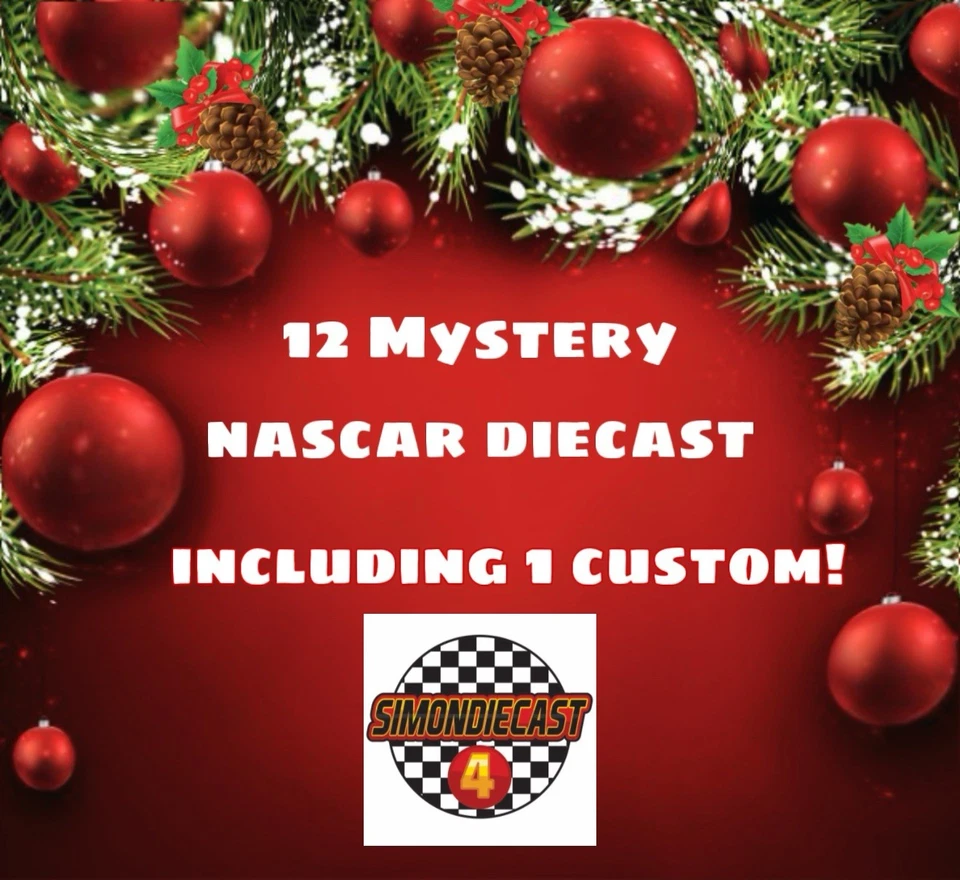 Custom MYSTERY Nascar 1/64 Diecast Advent christmas Calendar Lionel 12 cars - Image 2 of 4