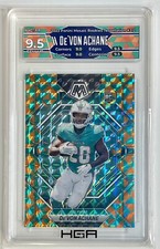2023 Panini Mosaic /15 Devon Achane Rookie Tessellation Mosaic RC HGA 9.5 GEM