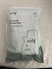 motif breastmilk storage bags 8 oz single use 2 packs of 100