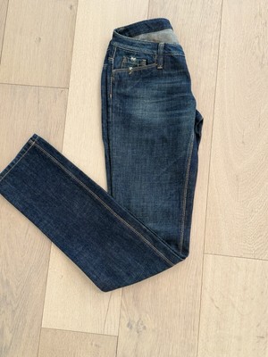 Dsquared2 Jeans Women Size 38 Eu Skinny Zipper Hem Distressed Blue Ripped