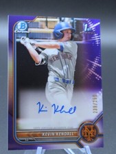 2022 Bowman Chrome Prospect Purple Refractor /250 Kevin Kendall CPA-KK Auto Mets