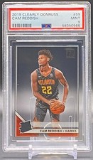 2019 Clearly Donruss #59 CAM REDDISH Atlanta Hawks Rated Rookie PSA 9