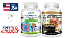 Parasite Detox Colon Cleanse Constipation Relief and Probiotics for your health