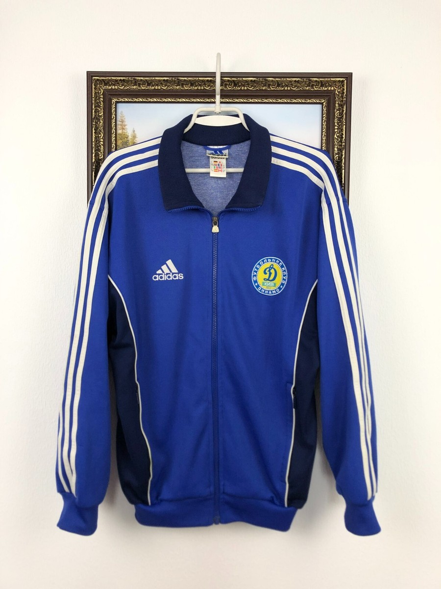 Dynamo Kiev Vintage 90's Football Jacket Soccer Track Top Adidas