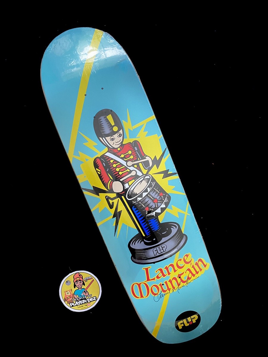 RARE SIGNED Lance Mountain Pro Model Flip Skateboard Deck