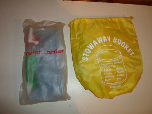 Nauticalia Yellow Stowaway Water Bucket With 5 Litre Collapsible Water Carrier - Picture 2 of 12