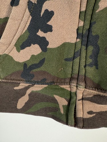 Polo Ralph Lauren Kids Boys Full Zip Camo Fleece Hoodie Green Sz 5 14x15.5 - Picture 4 of 9