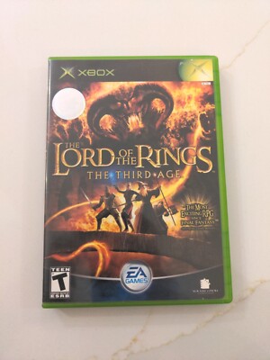 Lord of the Rings: The Third Age(Microsoft Xbox, 2004) Tested  No Manual 