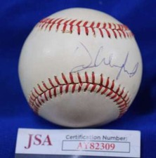 Dave Winfield JSA COA Autograph American League Signed Baseball