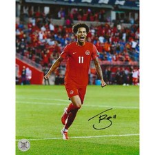 Tajon Buchanan Autographed Canada Men's National Team Goal Celebration 8x10 Phot