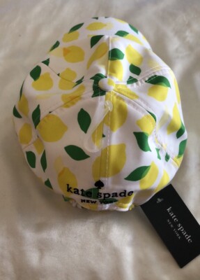Kate Spade Lemon Toss Baseball Cap Polyester & Cotton  display picture 2