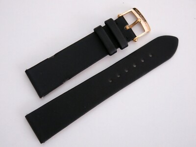 Van Cleef & Arpels Black Satin Strap 19.2 for Charms 38 & Rose Gold Buckle New