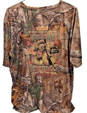 Realtree Camo 2nd Amendment T-Shirt by Trees Trails Men's XXL Hunting Shooting