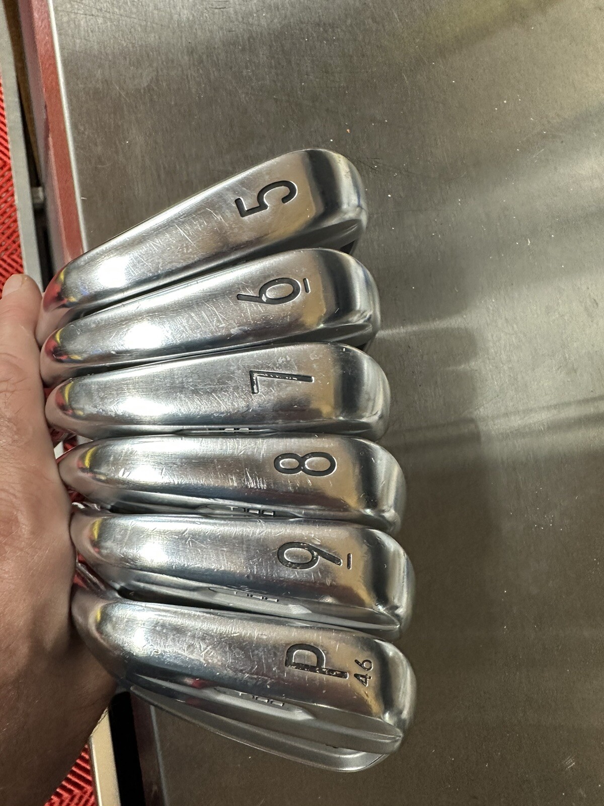 LH Titleist t100 iron set 2021 5PW Stiff 95g Standard Length, DriTac