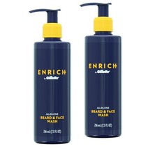 Gillette Enrich Beard & Face Wash, All-in-One...