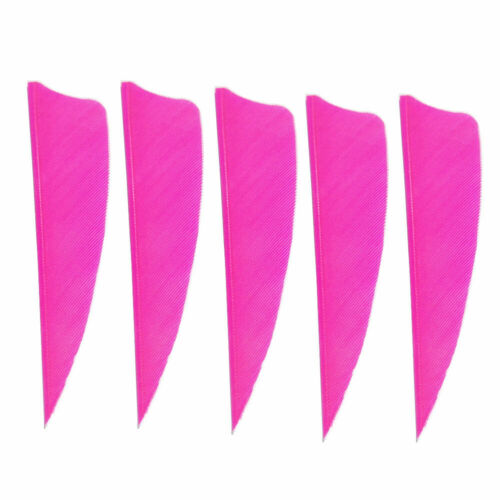 50pcs 3" Archery Arrow Feather Natural Turkey Fletches Fletching Right Left Wing - Picture 14 of 19