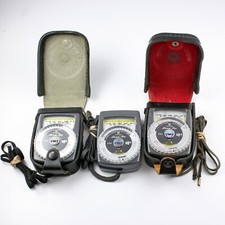 Lot of 3 Gossen Luna Pro Exposure Meters - Parts/Repair